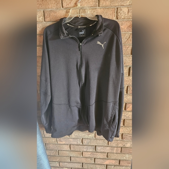 Men's XL Puma Black Zip-Up Jacket - Picture 1 of 6